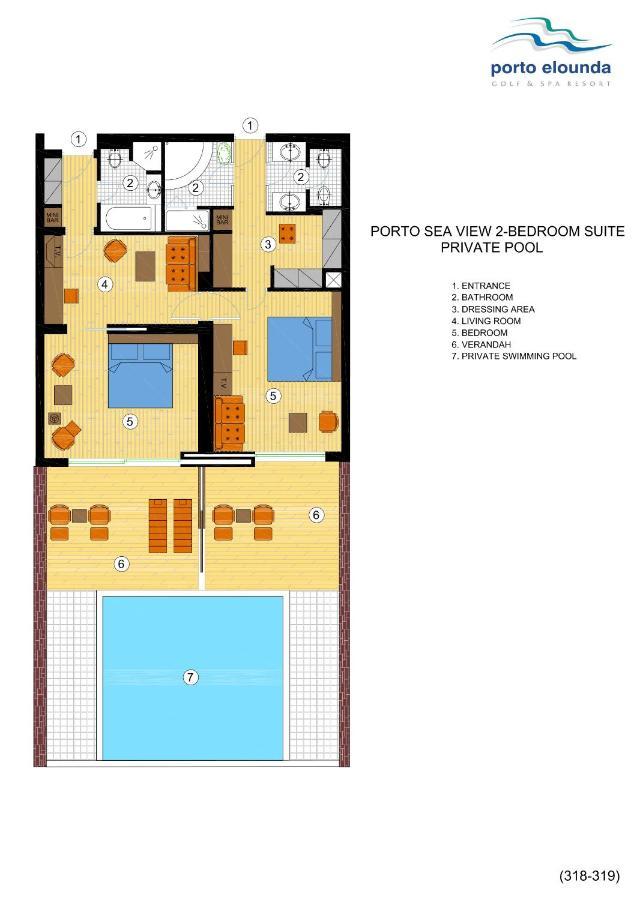 Superior Suite met 2 Slaapkamers en Privézwembad