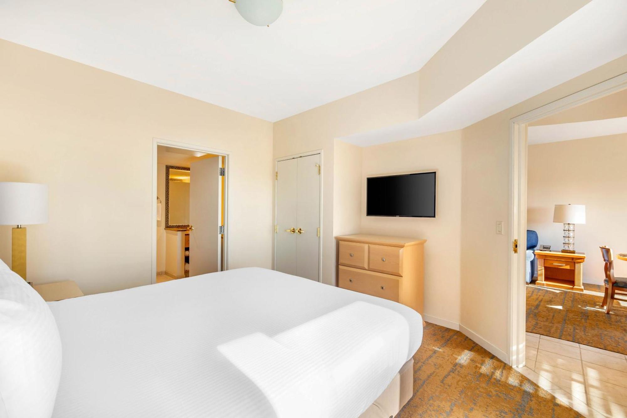 DELUXE SUITE MET 1 SLAAPKAMER EN 1 KINGSIZE BED EN TOEGANKELIJK BAD