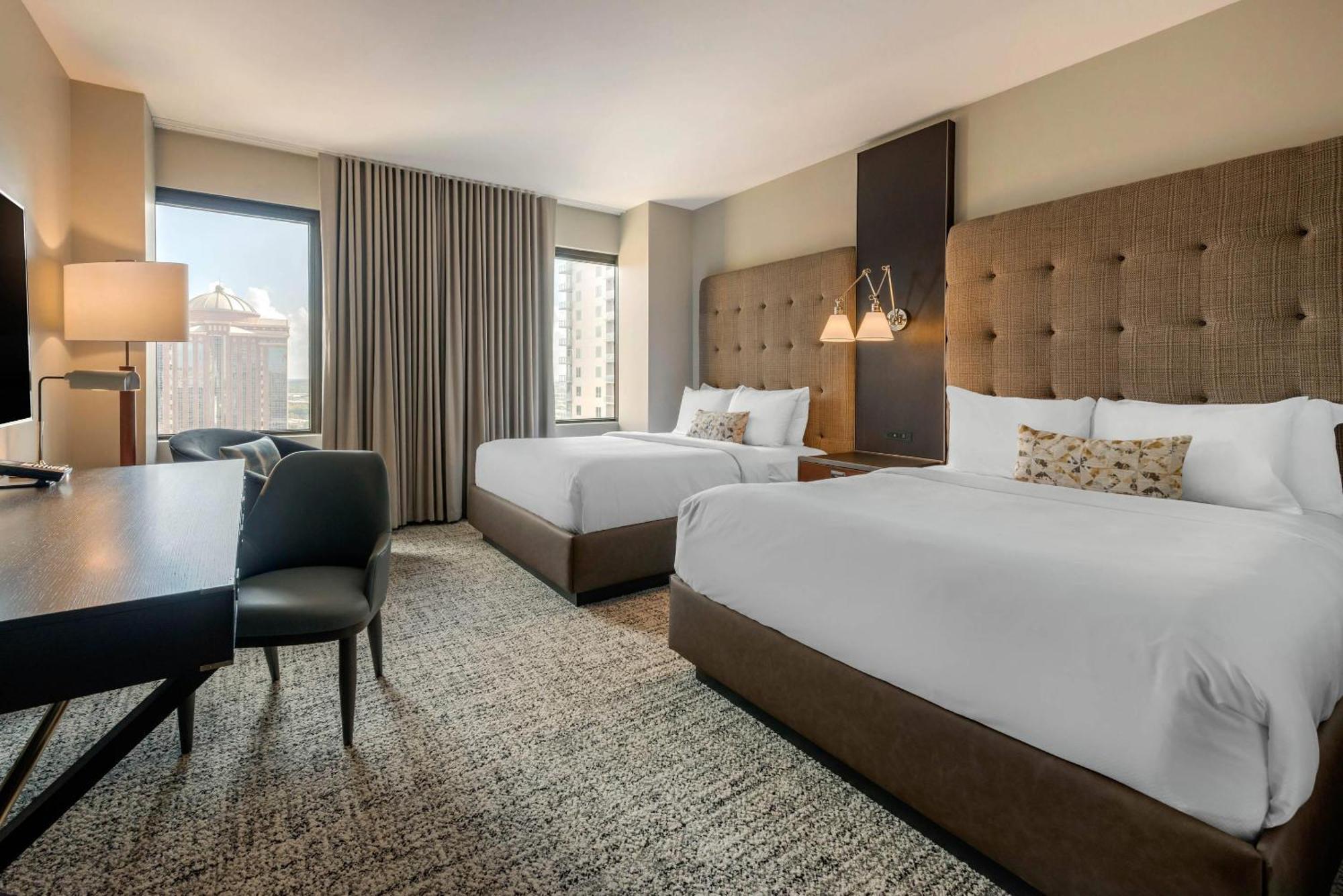 Queen Room Two Queen Beds Mobility Accessible or Non-Smoking