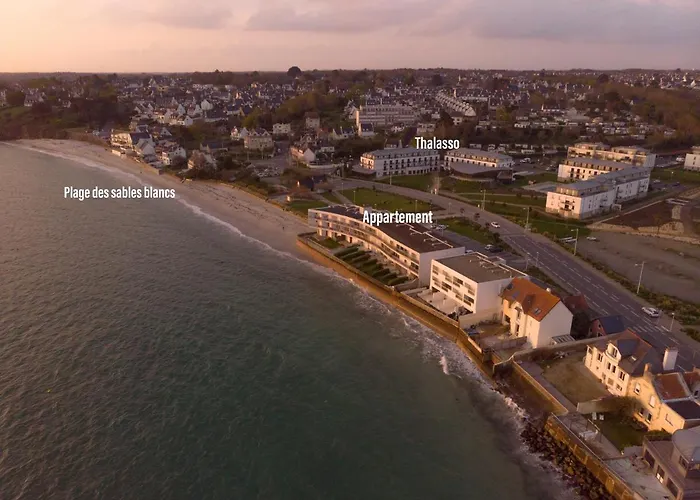 - L'Iroizh - Concarneau - Vue Mer Panoramique - Studio Standing Plage Des Sables Blancs - Parking - Draps & Serviettes Inclus - Near Thalassotherapy - Wifi -