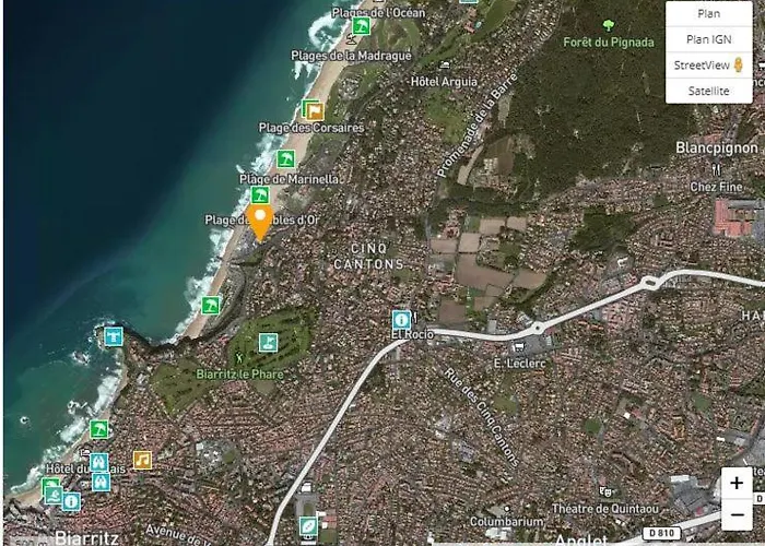 Anglet Chambre d'Amour, App T2 récent, Classé 4 ét, jardin et parking privé à 100 m des plages