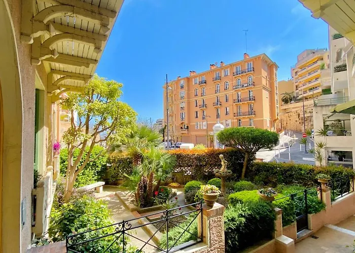 Designer Garden View Ac, Fiber Wifi Heart Of Monaco