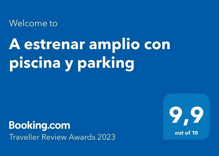 A estrenar amplio con piscina y parking