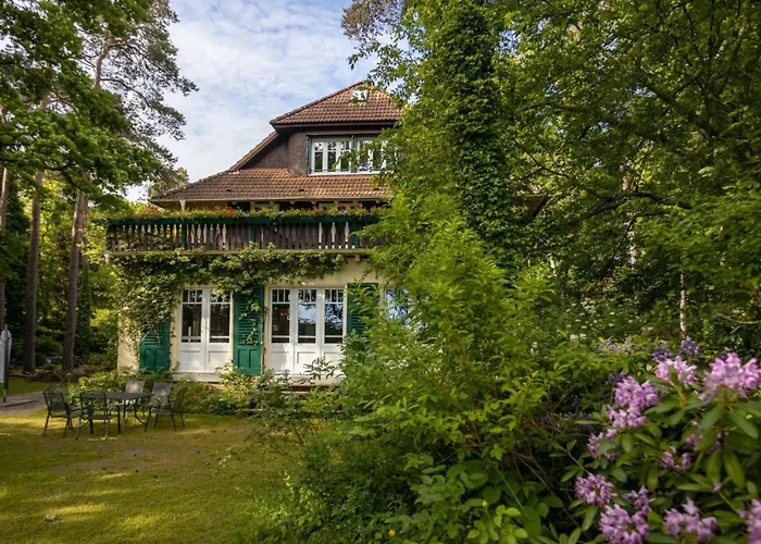 Strandvilla Hubertus Boltenhagen - Ferienwohnungen Apartment mit Parkplatz WLAN Küche Garten Grillplatz Waldbaden