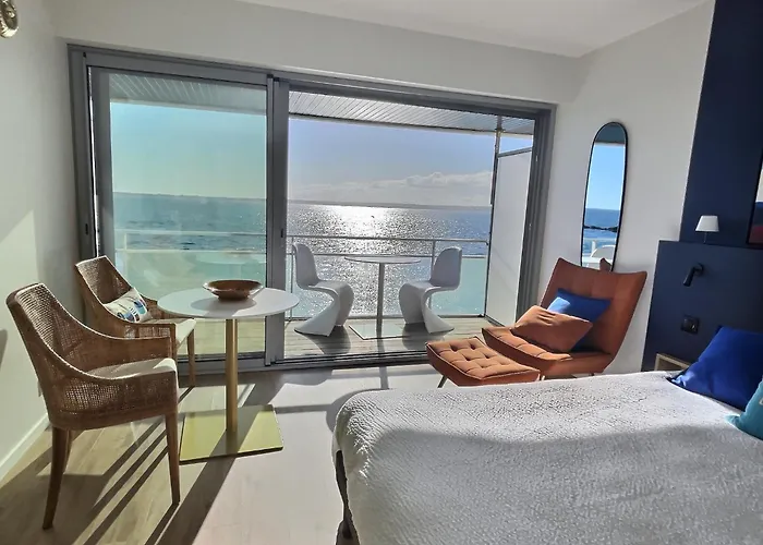 Le Souffle Marin - Vue mer panoramique exceptionnelle- accès direct plage-parking privé- Concarneau
