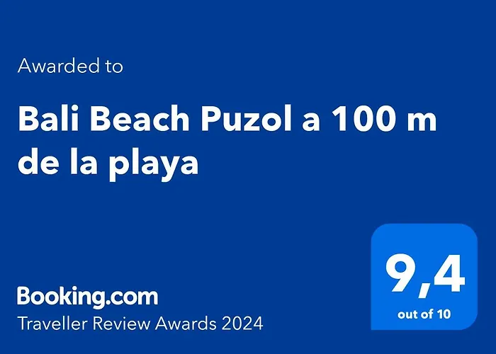 Bali Beach Puzol relax cerca de Valencia a 100 m de la playa con AC