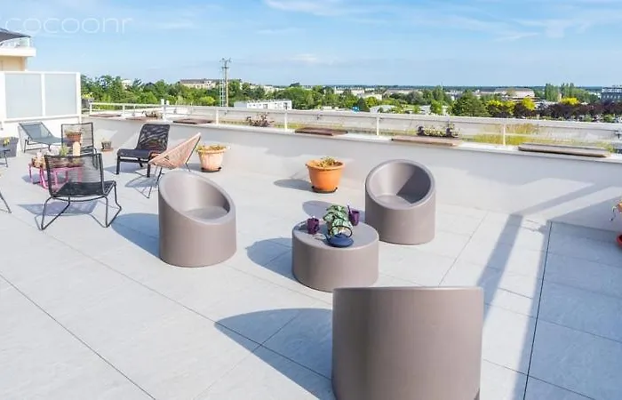 Vannes quartier gare roof top haut standing 8 personnes