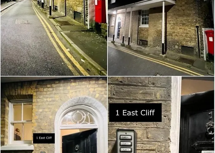 Flat 4 Marine Parade House, 1 East Cliff- Next To Dover Port, White Cliffs, Beach, Castle