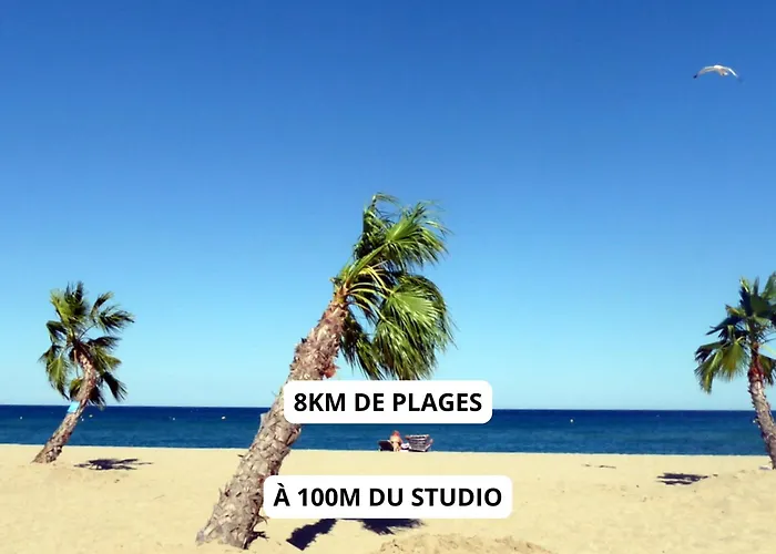 Appartement à 100M de la plage - Terrasse&Parking Privé