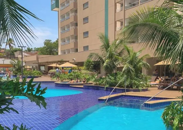 Apto em Resort a 500m do Thermas dos Laranjais