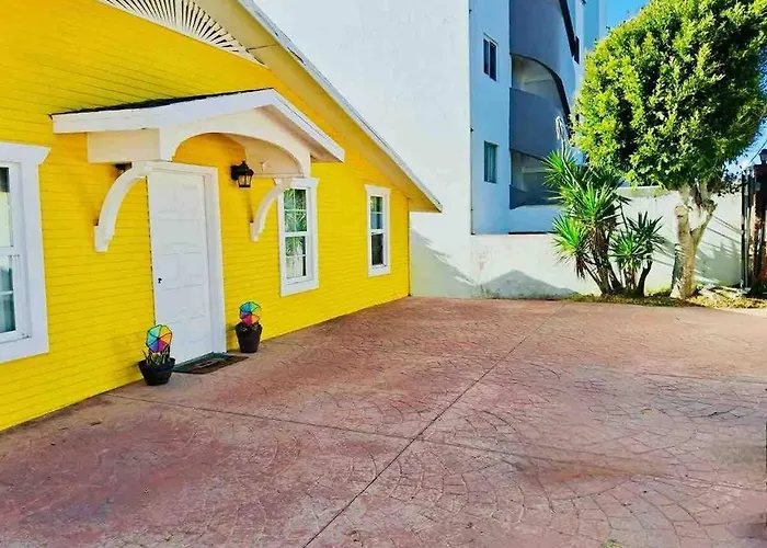 Yellow Beachfront Dream Home
