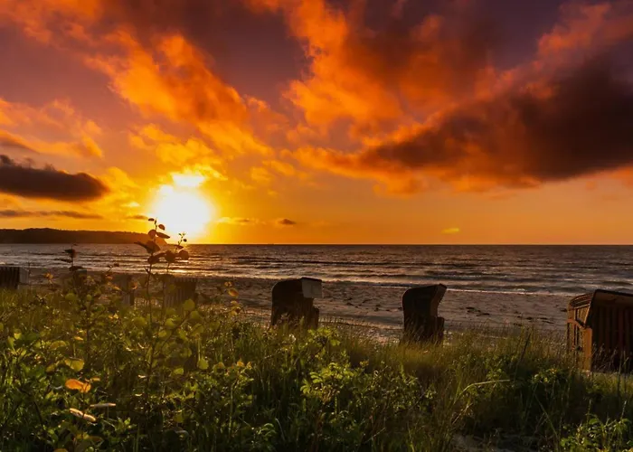 Traumhaftes Appartement - Odins Blick Wohnung 13 , Sauna und Privatstrand, Blick zur Ostsee
