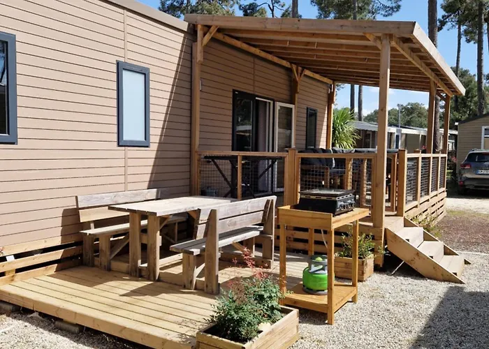 Mobil Home 6 Personnes Camping 5 étoiles Montalivet