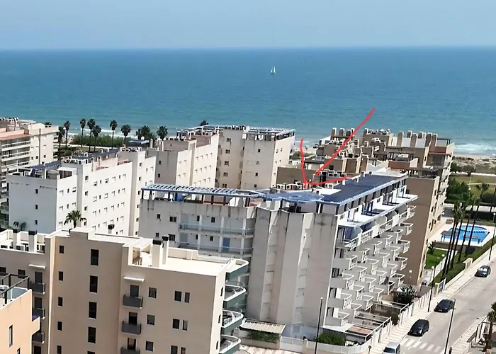 Chula Vista Apartamento, 200m de la playa, piscina, parking