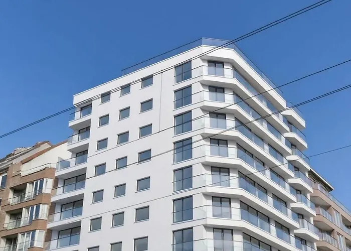 Luxueus nieuw zonnig hoekappartement SEAVIEW Heldenplein - ruime garagebox - 2 fietsen