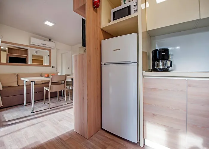 Eurocamp Mobile Homes At Campsite Porton Nature Hideouts