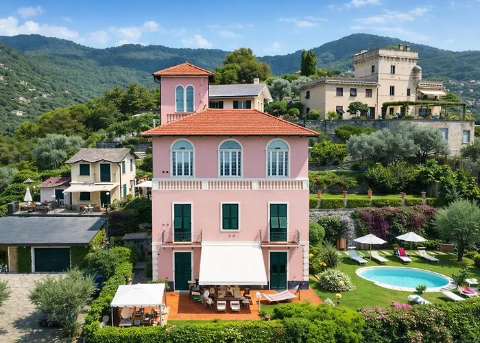 Villa degli Ulivi Exclusive Villa with Private Pool&Sea View in Recco
