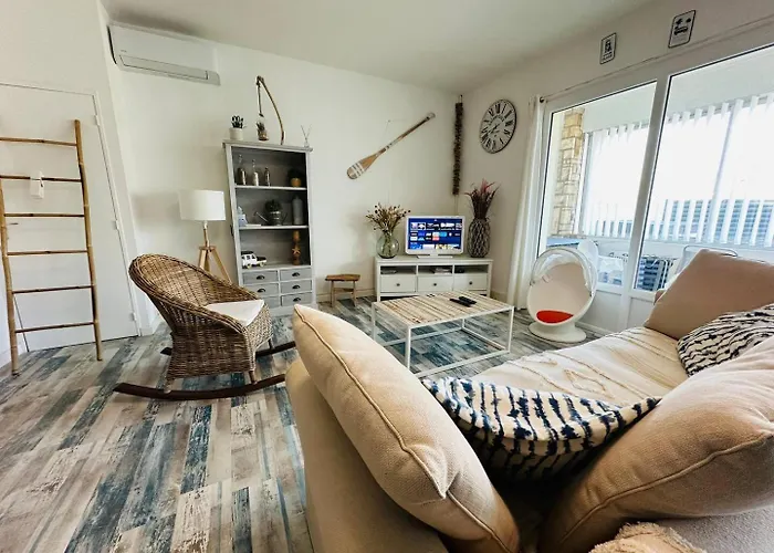Appartement les pieds dans le sable