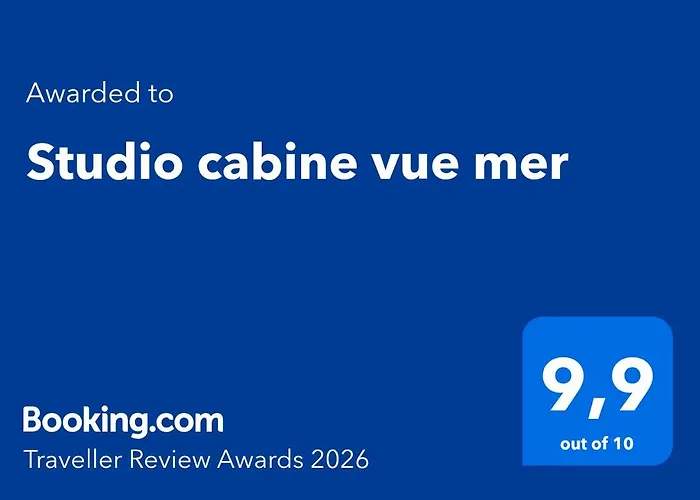 Studio Cabine Vue Mer