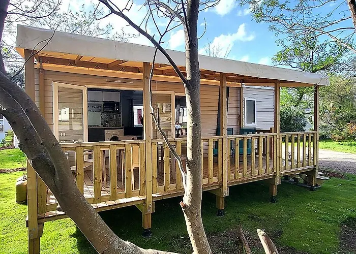 Mobil-home 5 pers climatisé - Plage et forêt - Camping Les Oyats Seignosse