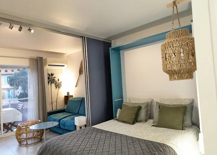 Studio climatisé à Bandol Port&plage