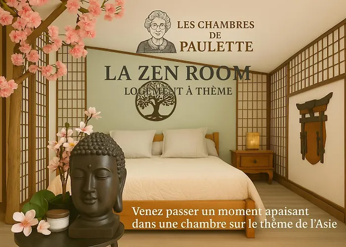 Les Chambres de Paulette - LOGEMENTS A THEMES - CHAMBRE JACK SPARROW - CHAMBRE KOH LANTA - CHAMBRE HARRY POTTER - CHAMBRE ZEN