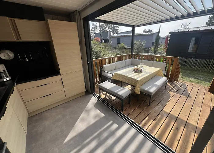 Cottage Jullouville récent l'Edune résidence vacances - plage 150 m -piscine - Wifi