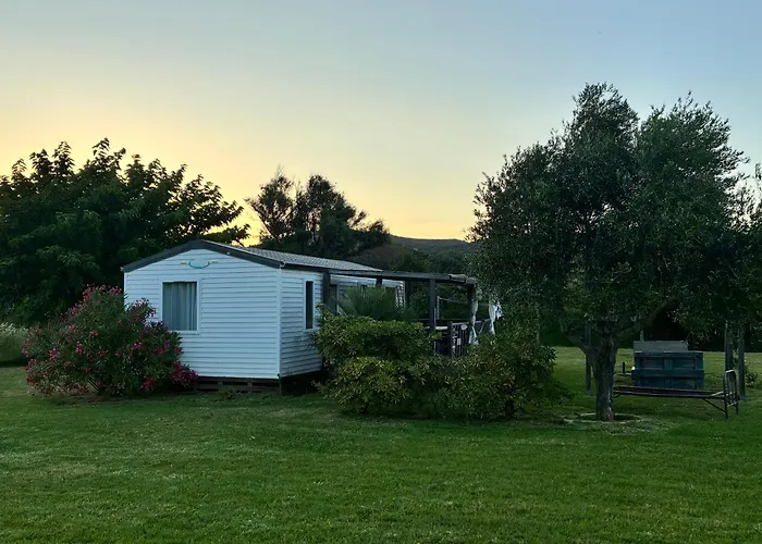 Mobil home climatisé, bord de mer Macinaggio