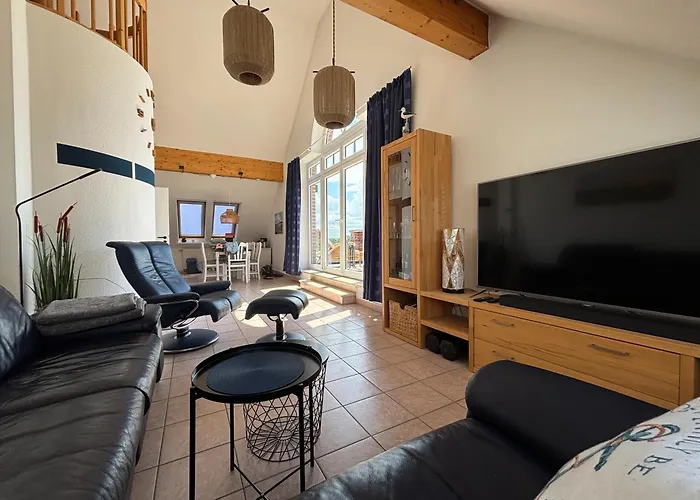 SUNSET LOFT Rerik Meerblick Maisonettewohnung mit großem Balkon