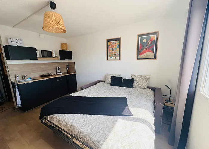 Studio calais la plage