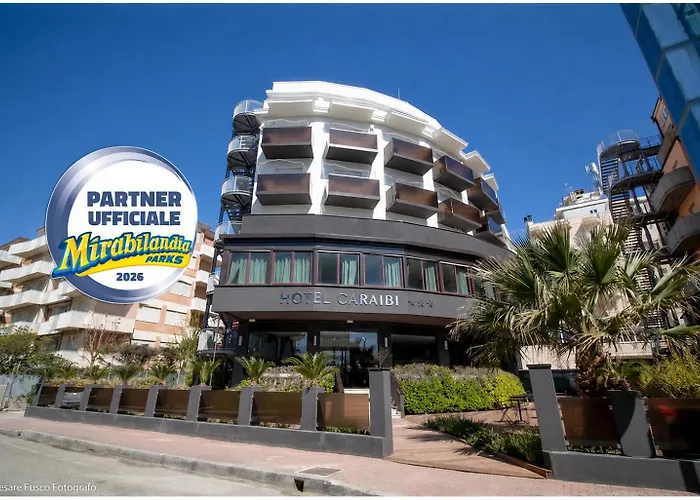 Hotel Caraibi - Breakfast Until 11-00&Dinner-Mirabilandia Partner
