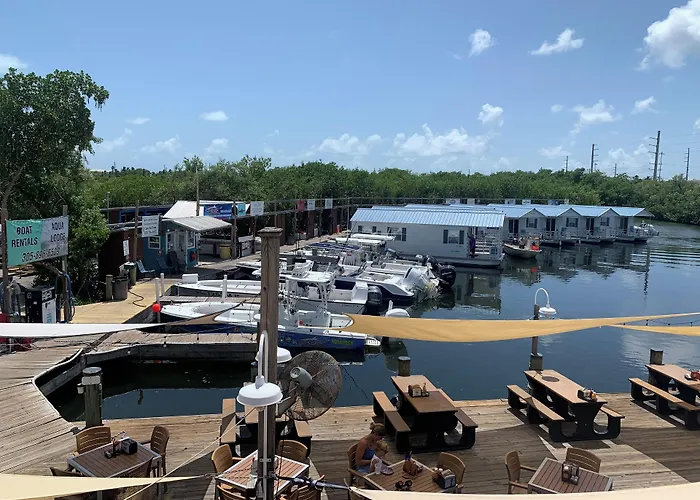 Aqua Lodges At Hurricane Hole Marina Stock Island