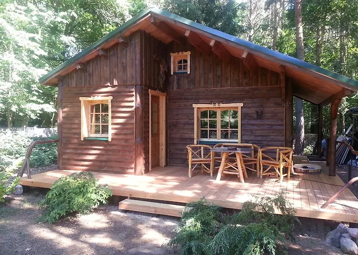 Holzhaus Waldwichtel am Wald und See