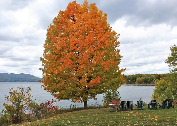 Breathtaking New Premier Lake Champlain Waterfront Escape!