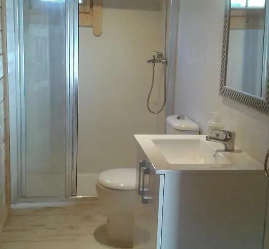 Casita de madera junto al mar